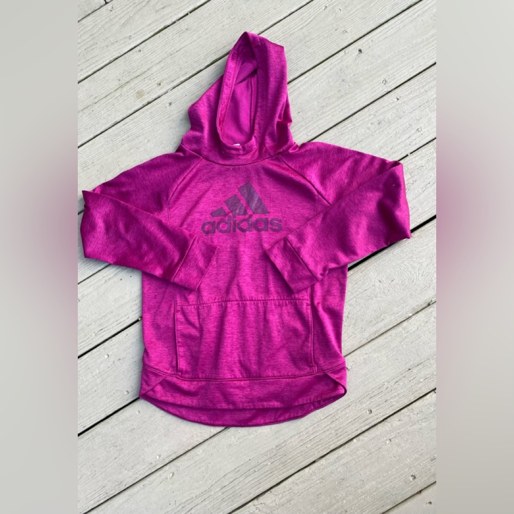 Adidas - Girls violet color hoodie sweatshirt, Size: 16 XL Girls
